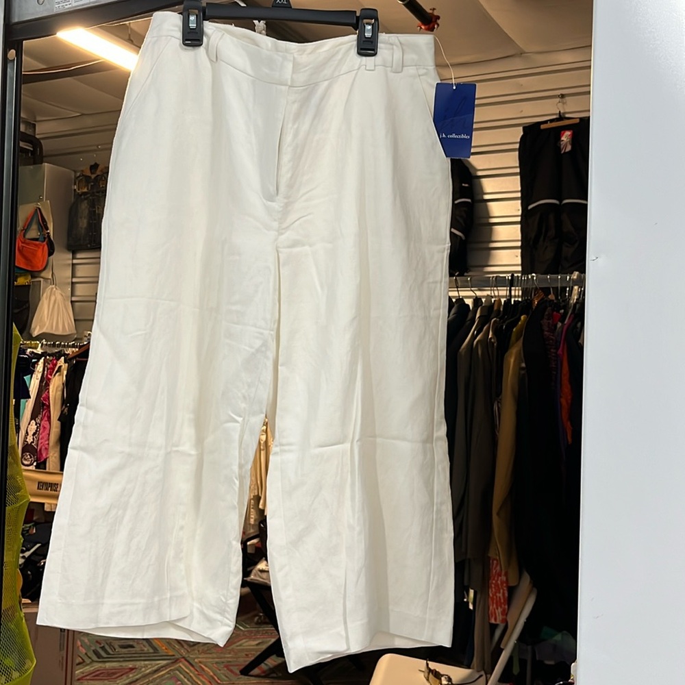 White linen pants jw collectible